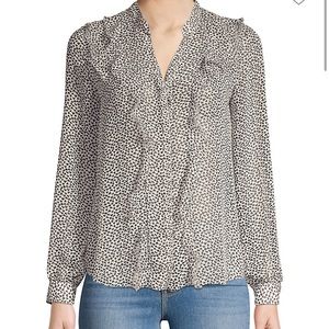 Nadine ruffles heart blouse